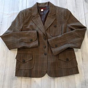 Fully lined plaid blazer-14